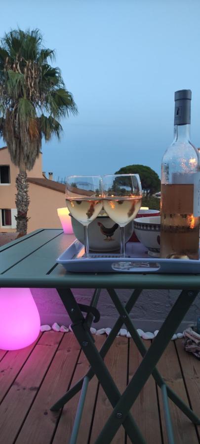 Suite Avec Tropezienne Vue Mer Hyères Buitenkant foto